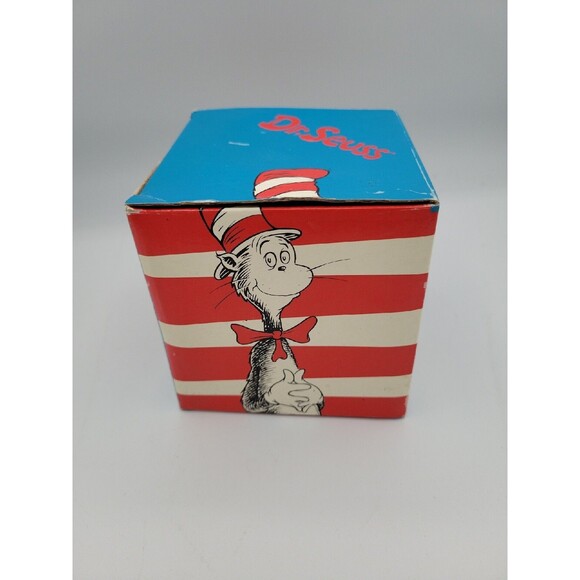 Dr Seuss Coffee Cup Mug Cat in the Hat w/ Box Blue Collectible12oz - Picture 16 of 16